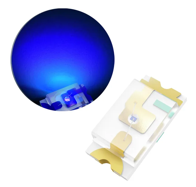 HQG 0603(1608)-0.4T Notched Series LED | 1.6×0.8×0.4mm Surface Mount LED