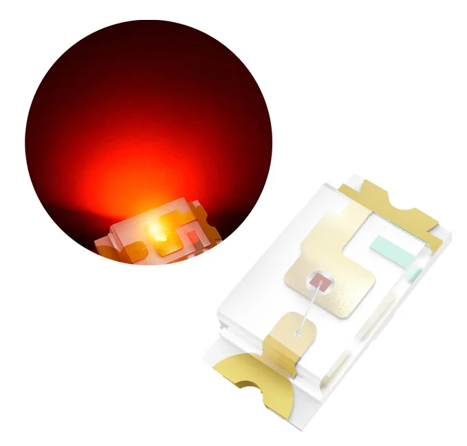 HQG 0603(1608)-0.4T Notched Series LED | 1.6×0.8×0.4mm Surface Mount LED
