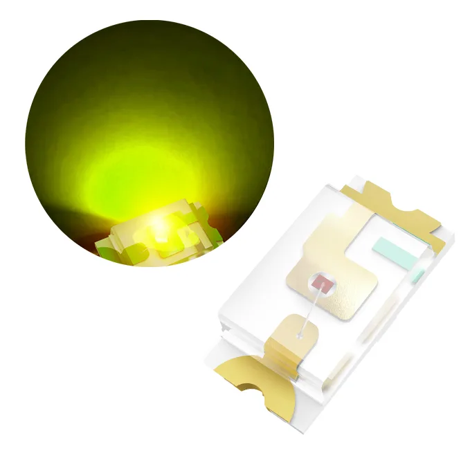 HQG 0603(1608)-0.4T Notched Series LED | 1.6×0.8×0.4mm Surface Mount LED