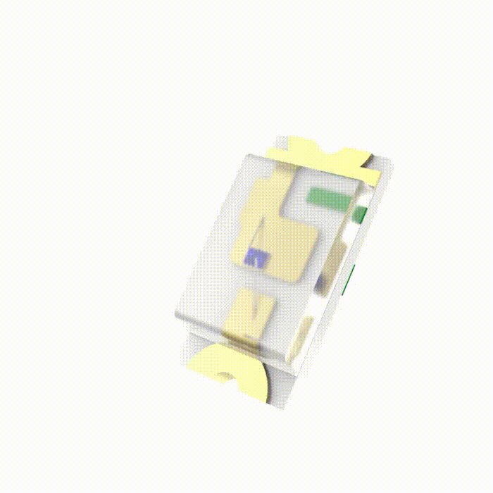 HQG 0603(1608)-0.4T Notched Series LED | 1.6×0.8×0.4mm Surface Mount LED