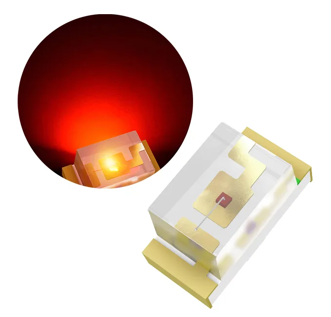 LED SMD 0603(1608)-0.8T | 1.6×0.8×0.8mm Size 0603 Surface Mount Chip LED