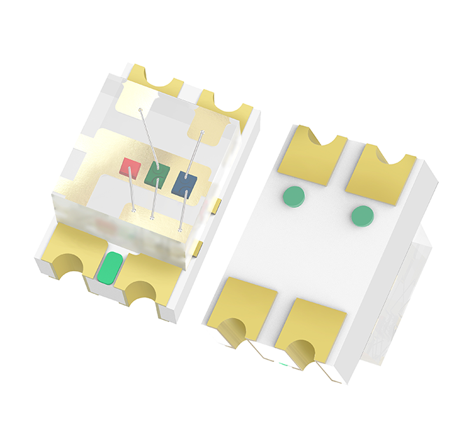 HQG 0805(2013)-1.1T Bi-Color & RGB Color LED | 2.0×1.25×1.1mm 0805 LED Dimensions