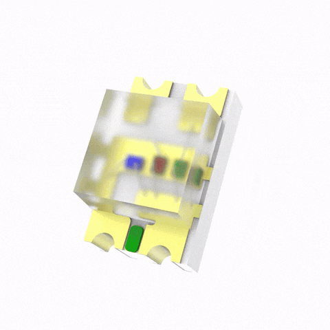 HQG 0805(2013)-1.1T Bi-Color & RGB Color LED | 2.0×1.25×1.1mm 0805 LED Dimensions