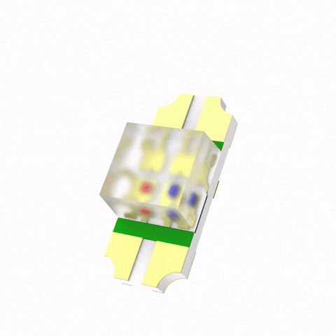 Reverse Mount LED | 1205(3213)-1.1T Reverse Tape Bi-Color & RGB Color LED