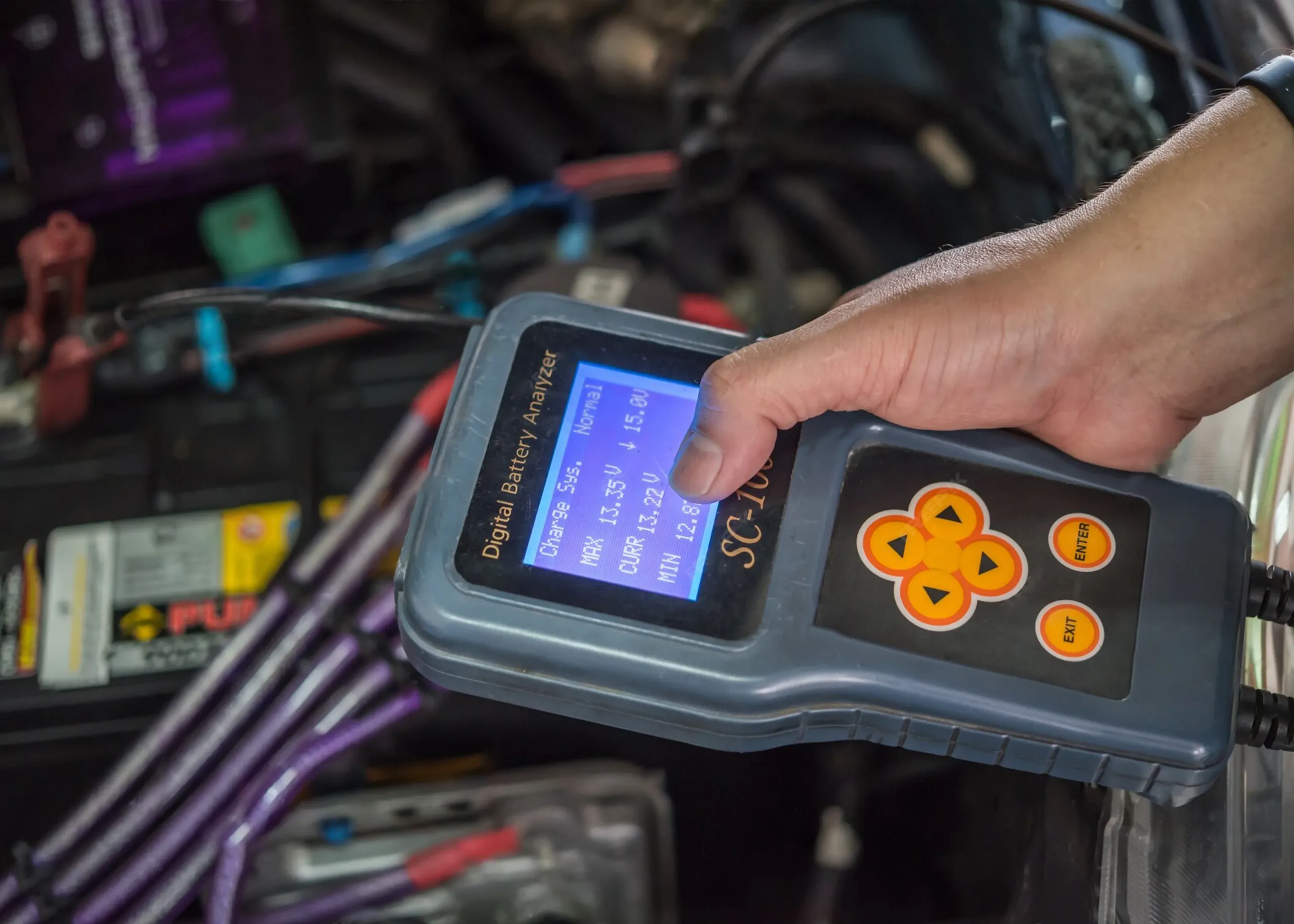 Connection Torque Monitoring Battery